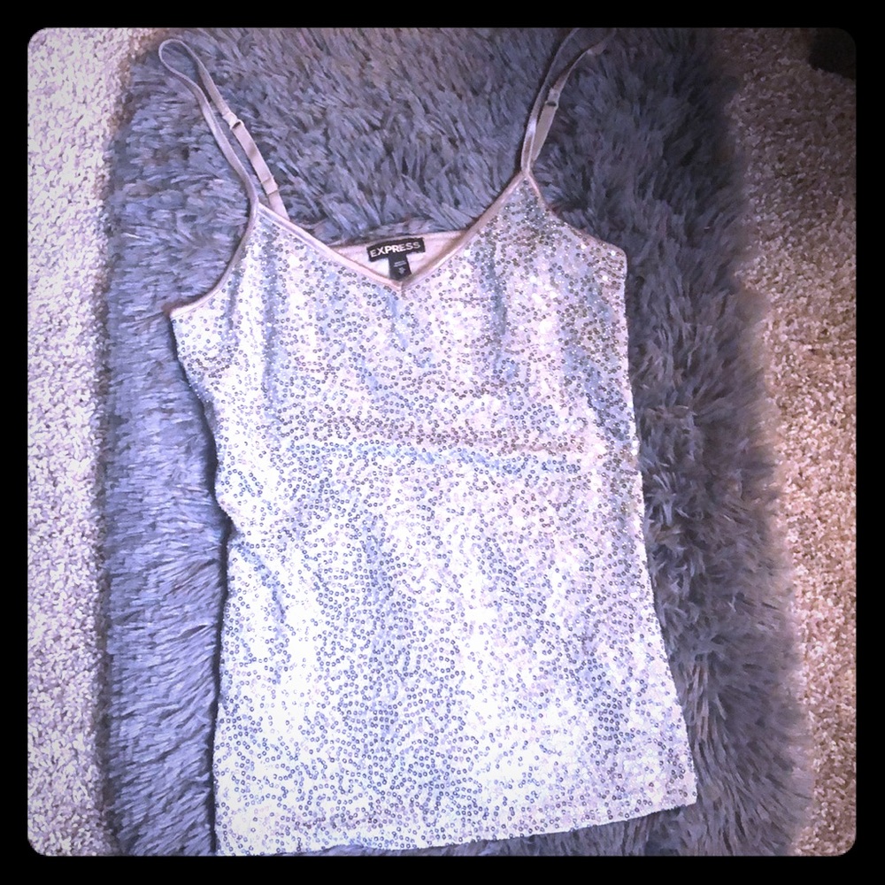Sequined Tank Top